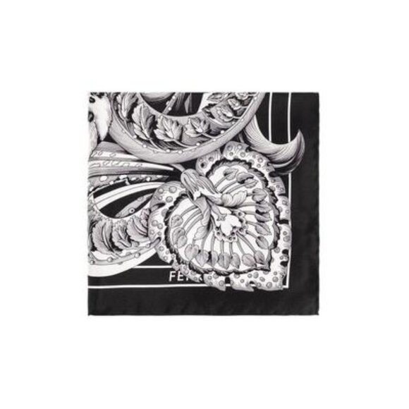 NWT Ferragamo Togo Silk Scarf - Picture 3 of 4